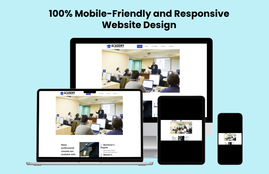 Free Educational PHP Website Template
