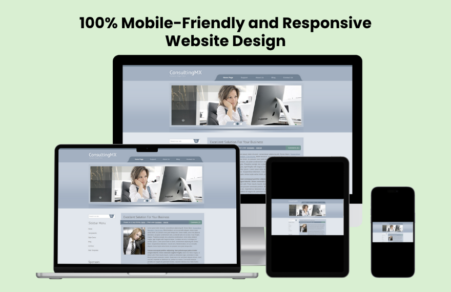 Free Consulting PHP Website Template