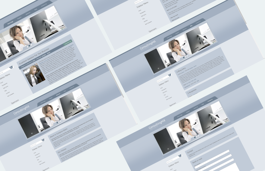 Free Consulting PHP Website Template