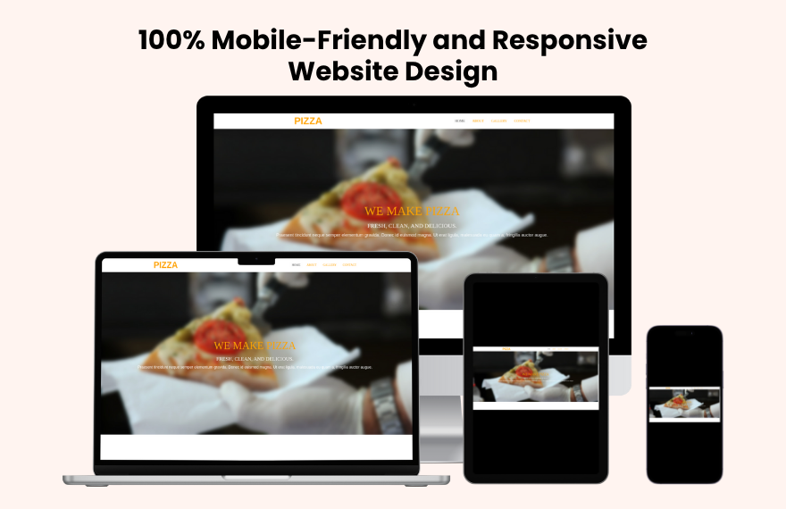 Free Pizza PHP Website Template