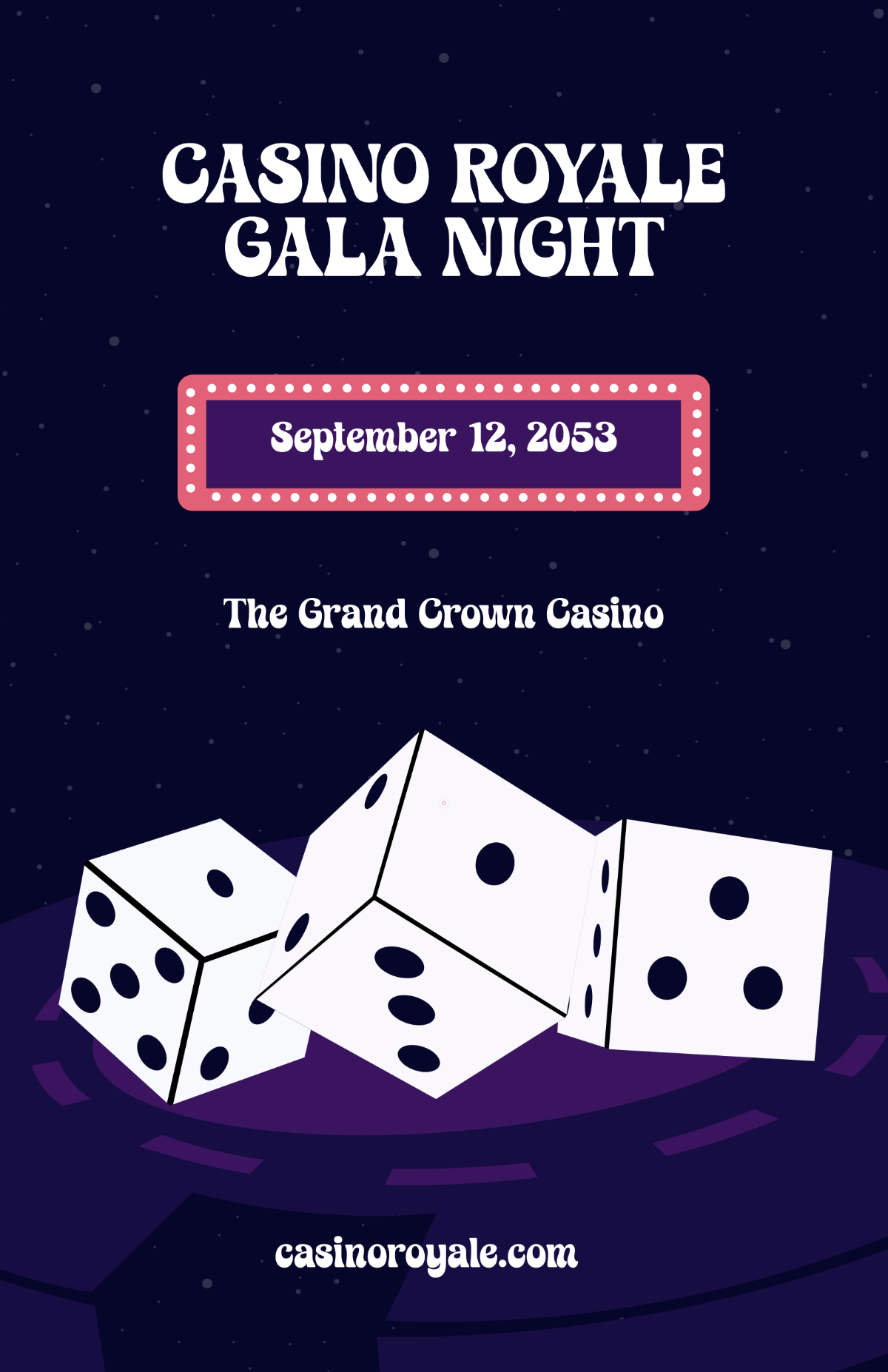 Free Casino Royale Poster Template