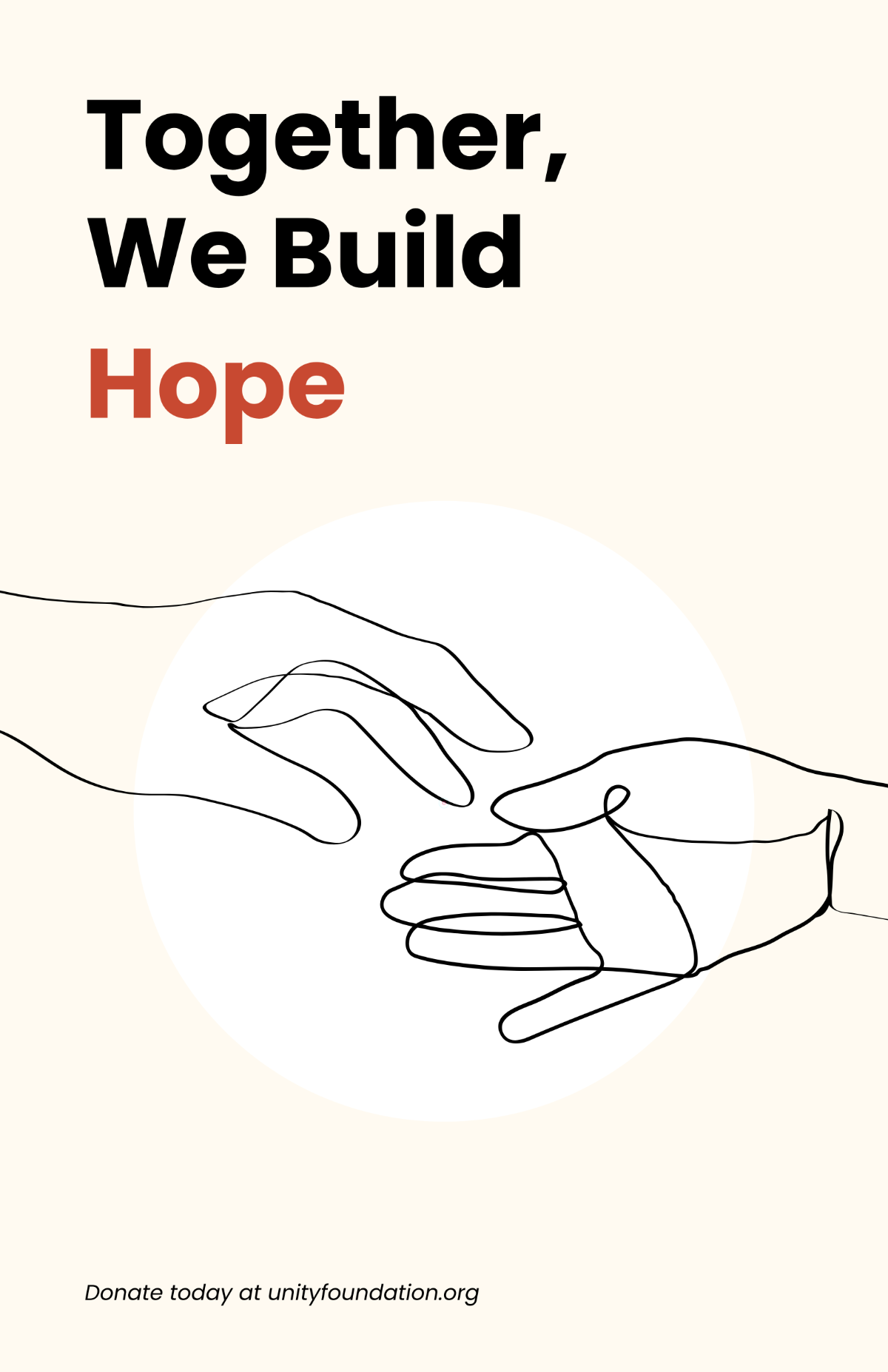 Free Charity Foundation Poster Template