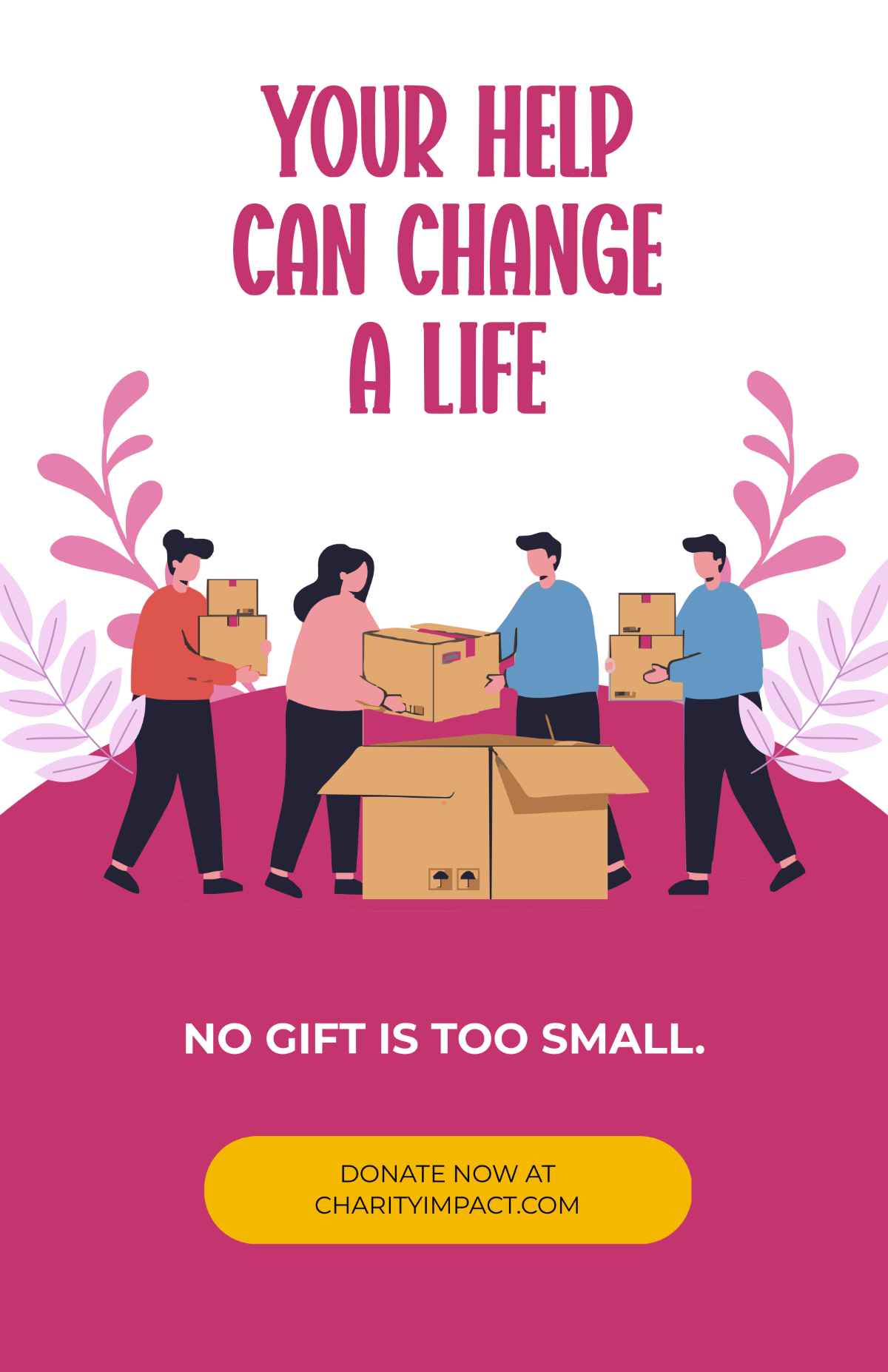 Free Charity Poster Template