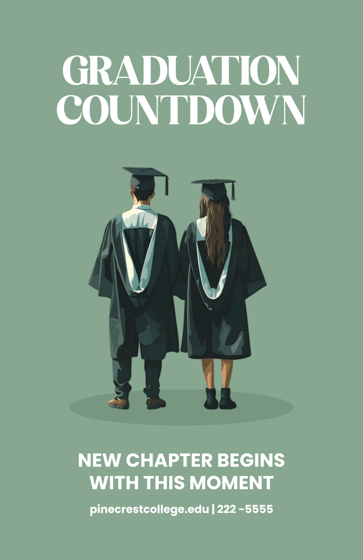Free College Graduation Poster Template