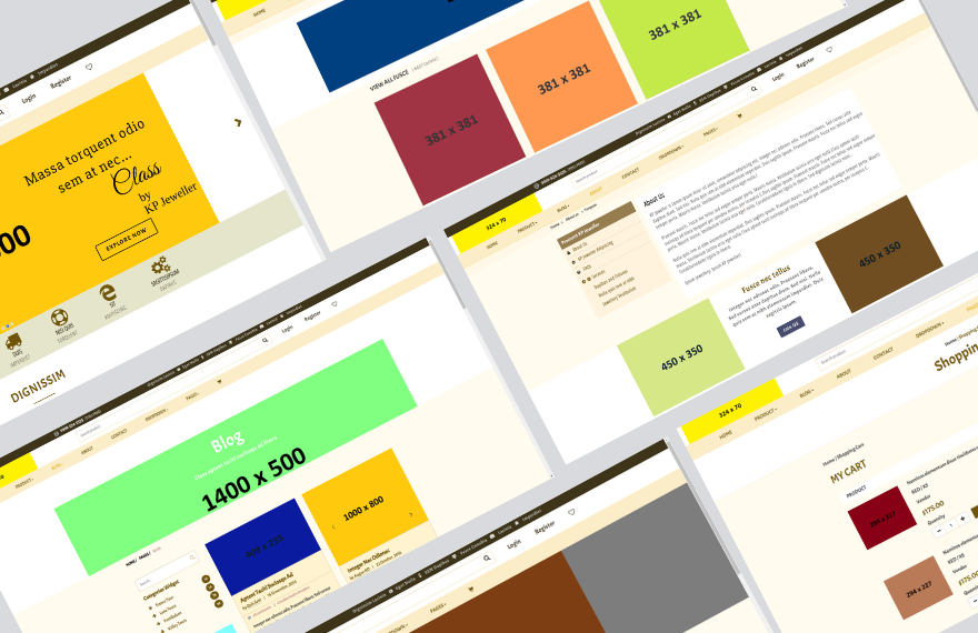 Free Jewellery PHP Website Template