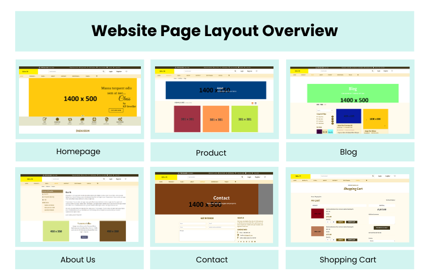 Free Jewellery PHP Website Template