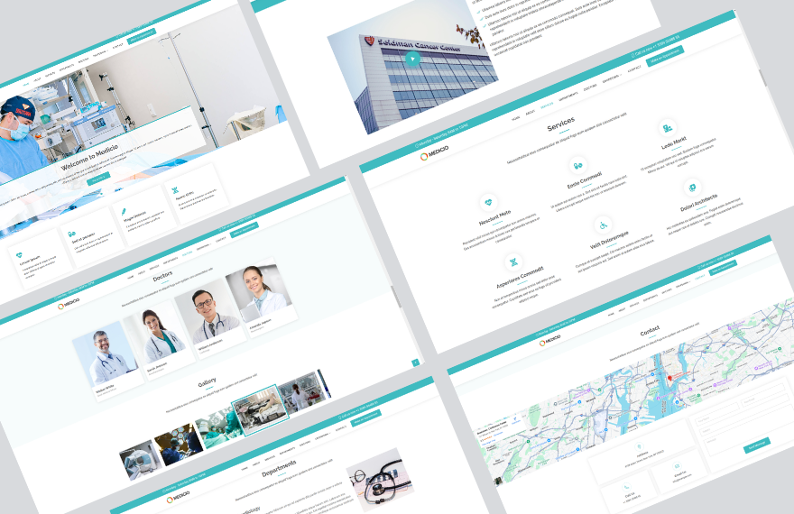 Free Medical PHP Website Template