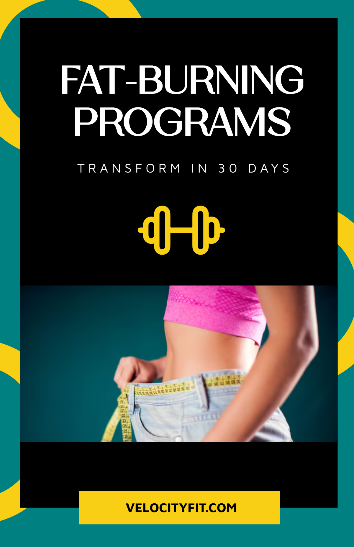 Free Weight Loss Fitness Poster Template