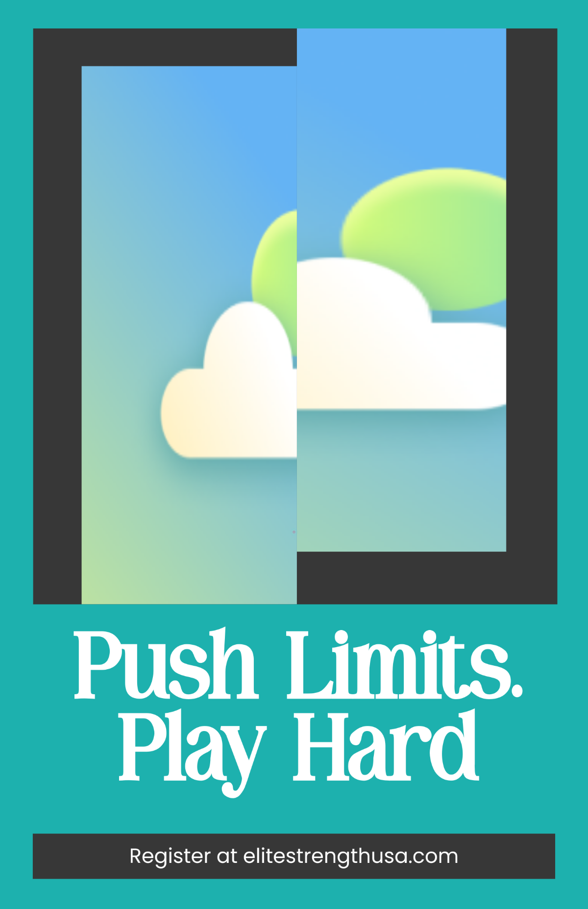Free Fitness Sports Poster Background Template