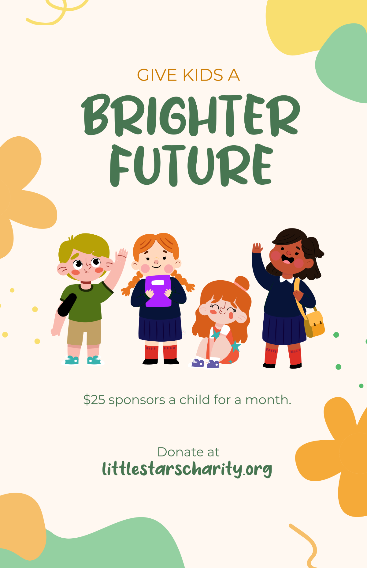 Free Children’s Charity Poster Template