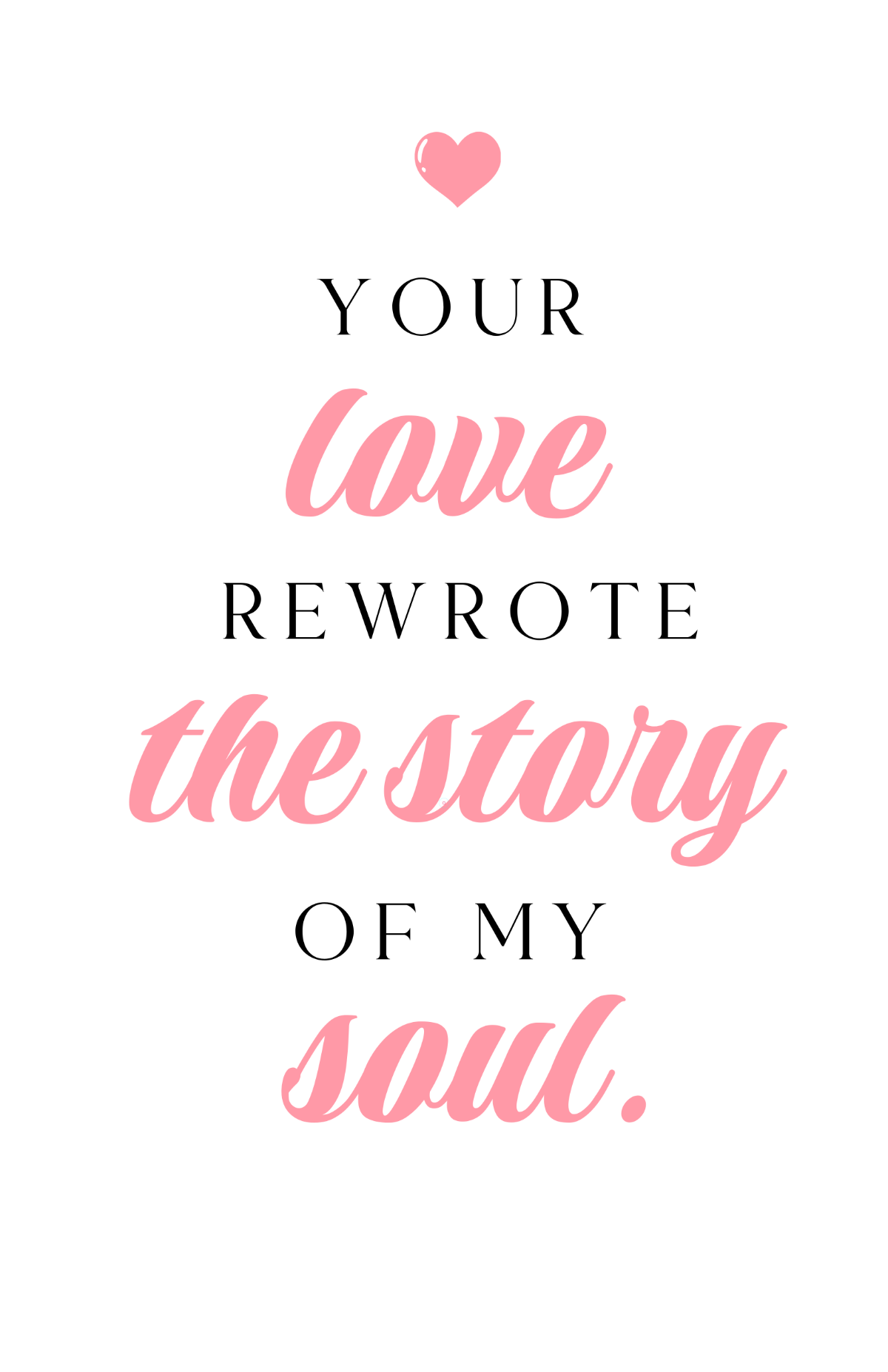 Free Professional Love Wall Poster Template