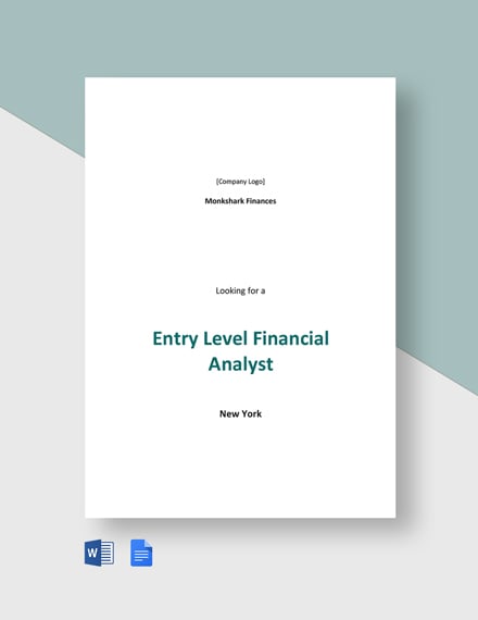 51 Free Financial Analyst Job Description Templates Edit Download Template Net