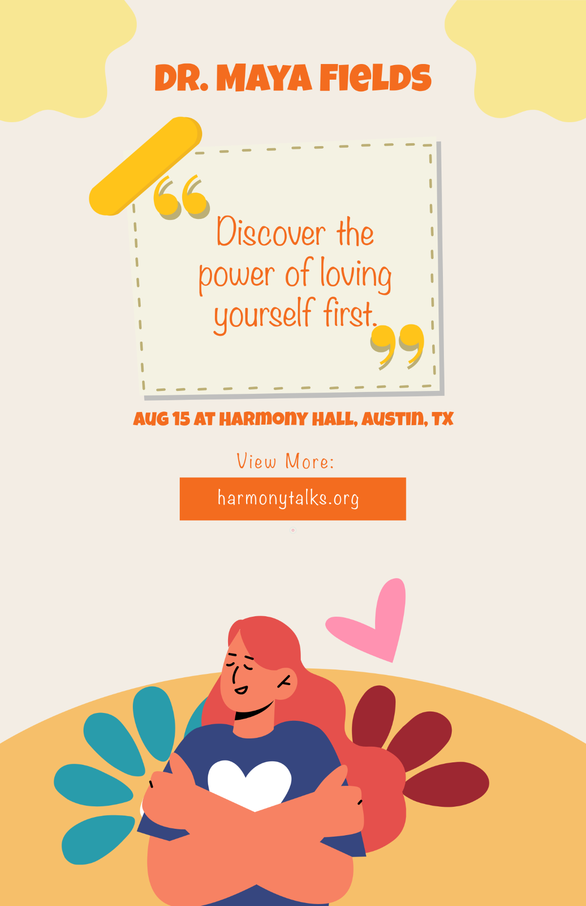 Free Self-Love Poster Template