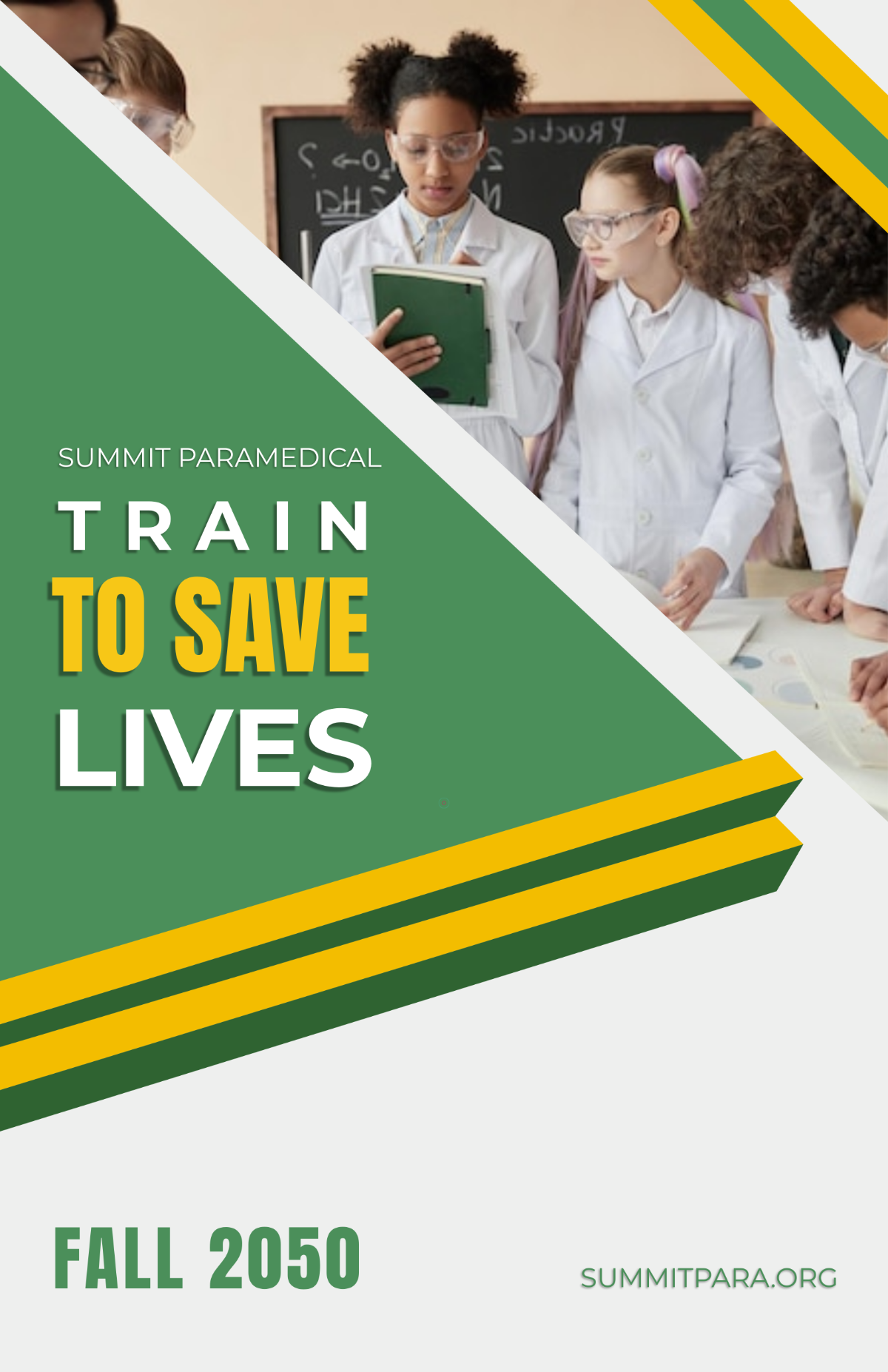 Free Paramedical College Poster Template to Edit Online