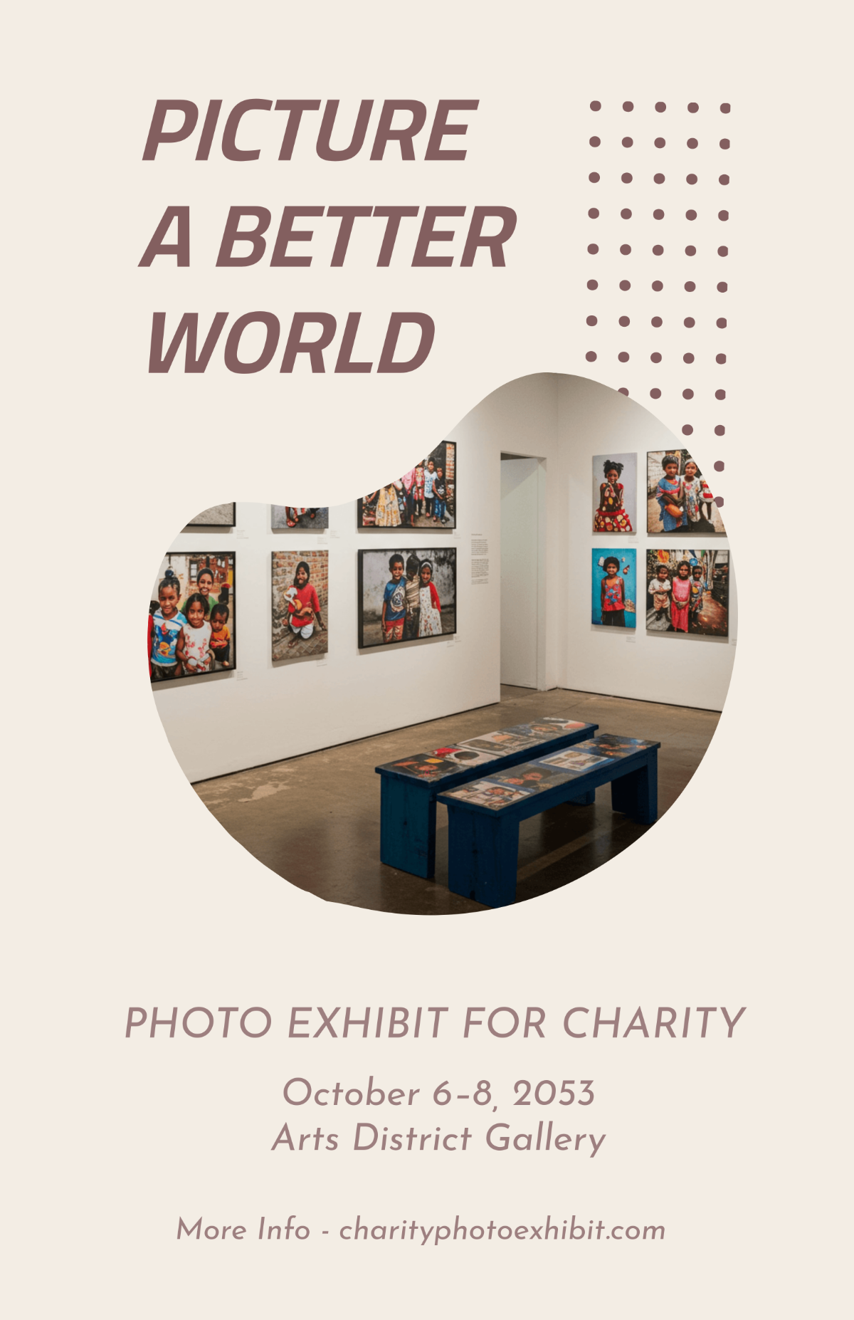 Free Charity Photo Poster Template