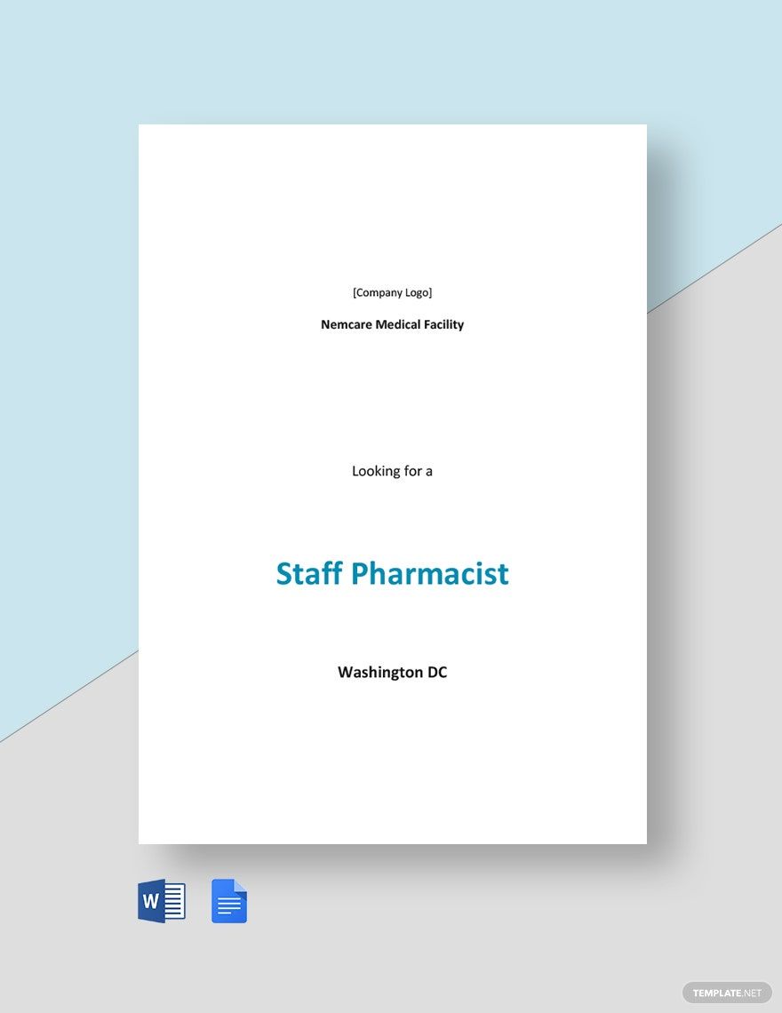 8+ Pharmacist Job Description Templates Free Sample, Example, Format