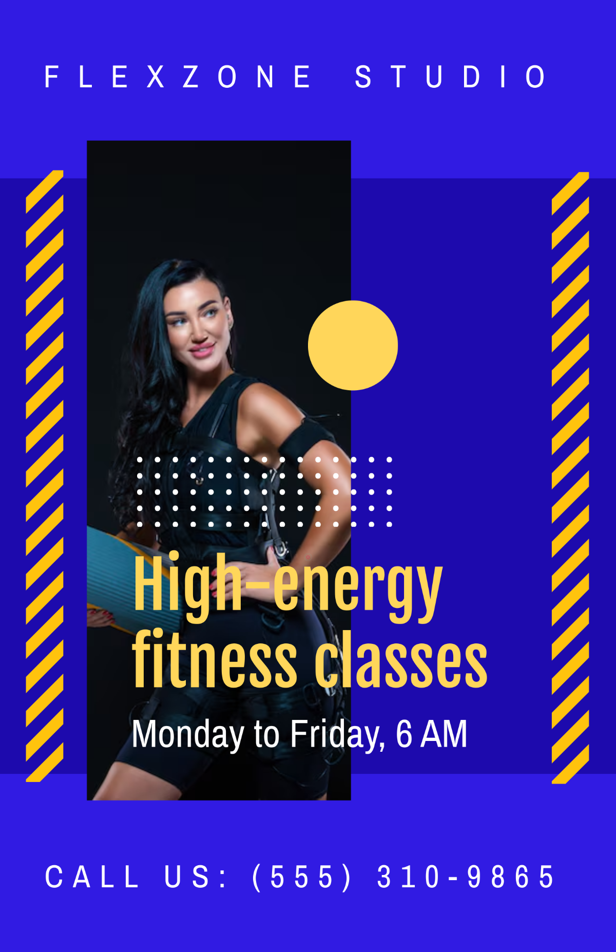 Free Fitness Class Poster Template