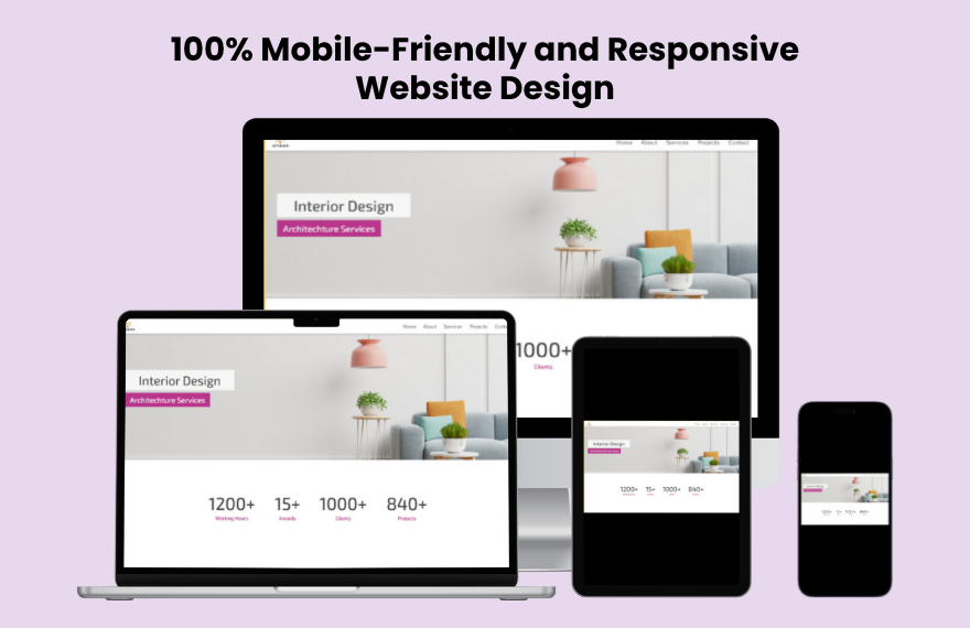 Free Interior Design PHP Website Template