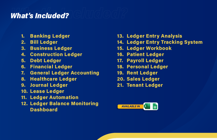 20+ Printable Ledger Book Template Bundle