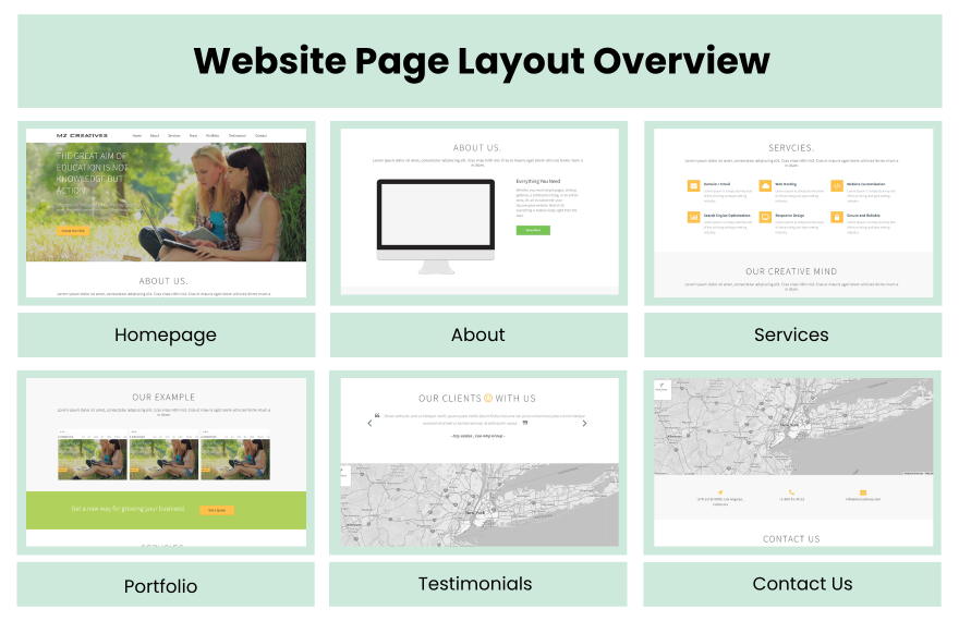 Free Single Page PHP Website template