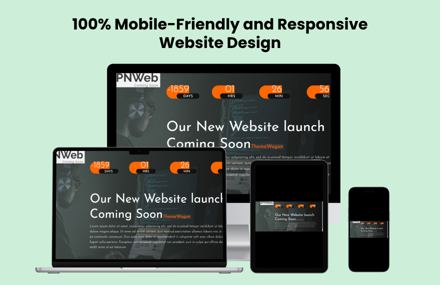 Free Coming Soon PHP Website Template