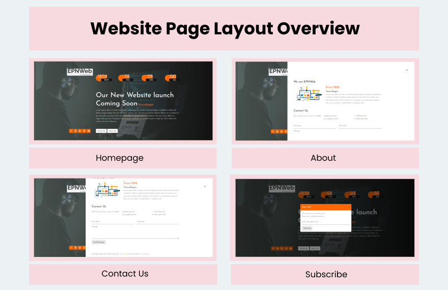 Free Coming Soon PHP Website Template