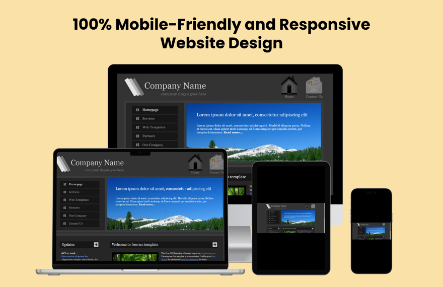 Free Company PHP Website