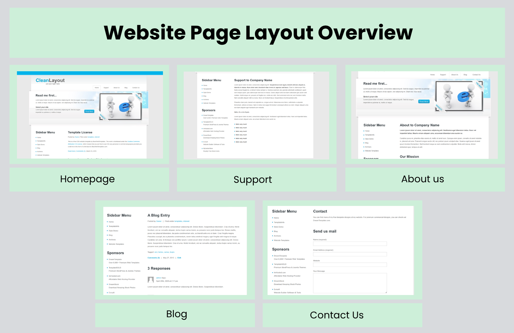 Free PHP Website Layout