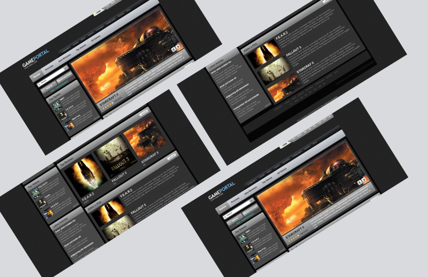 Free Gaming PHP Website