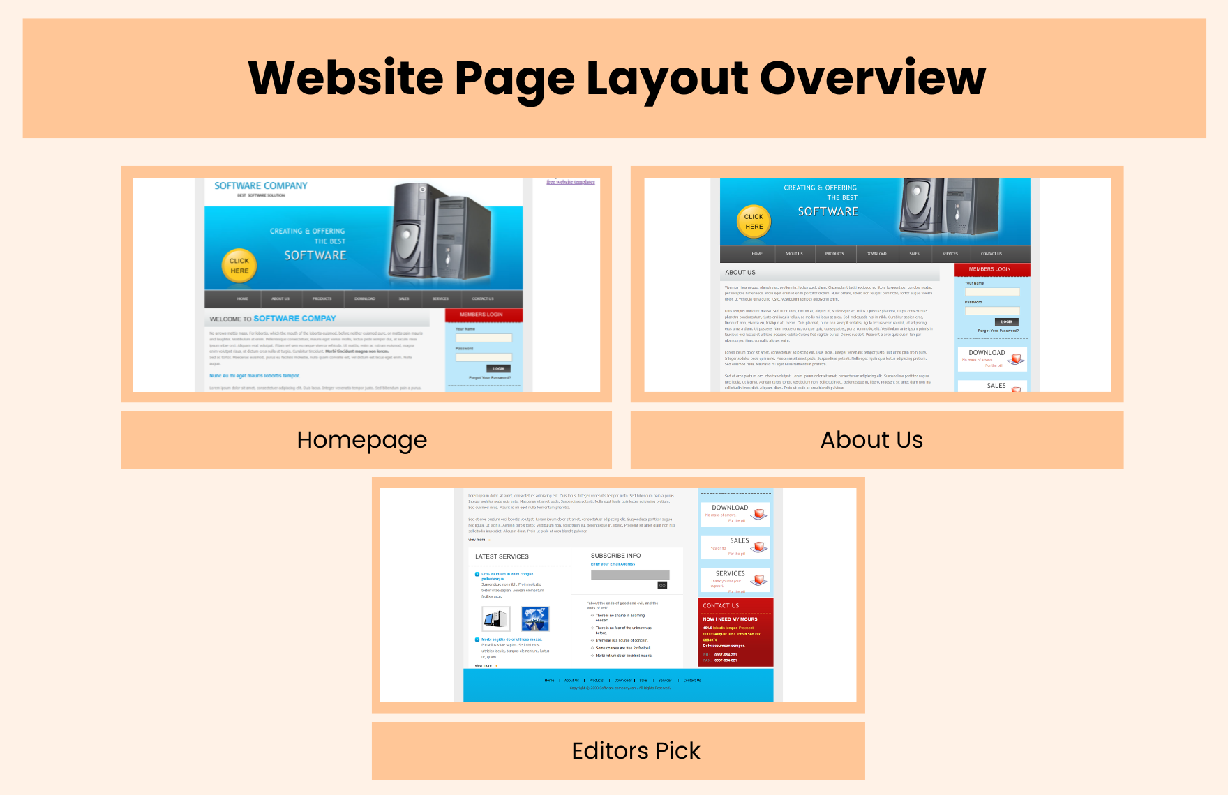 Free IT Company PHP Website