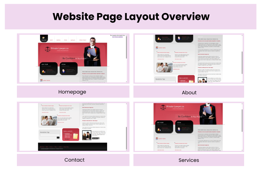 Free Law Firm PHP Website Template