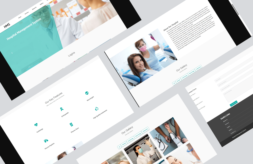 Free Hospital PHP Website