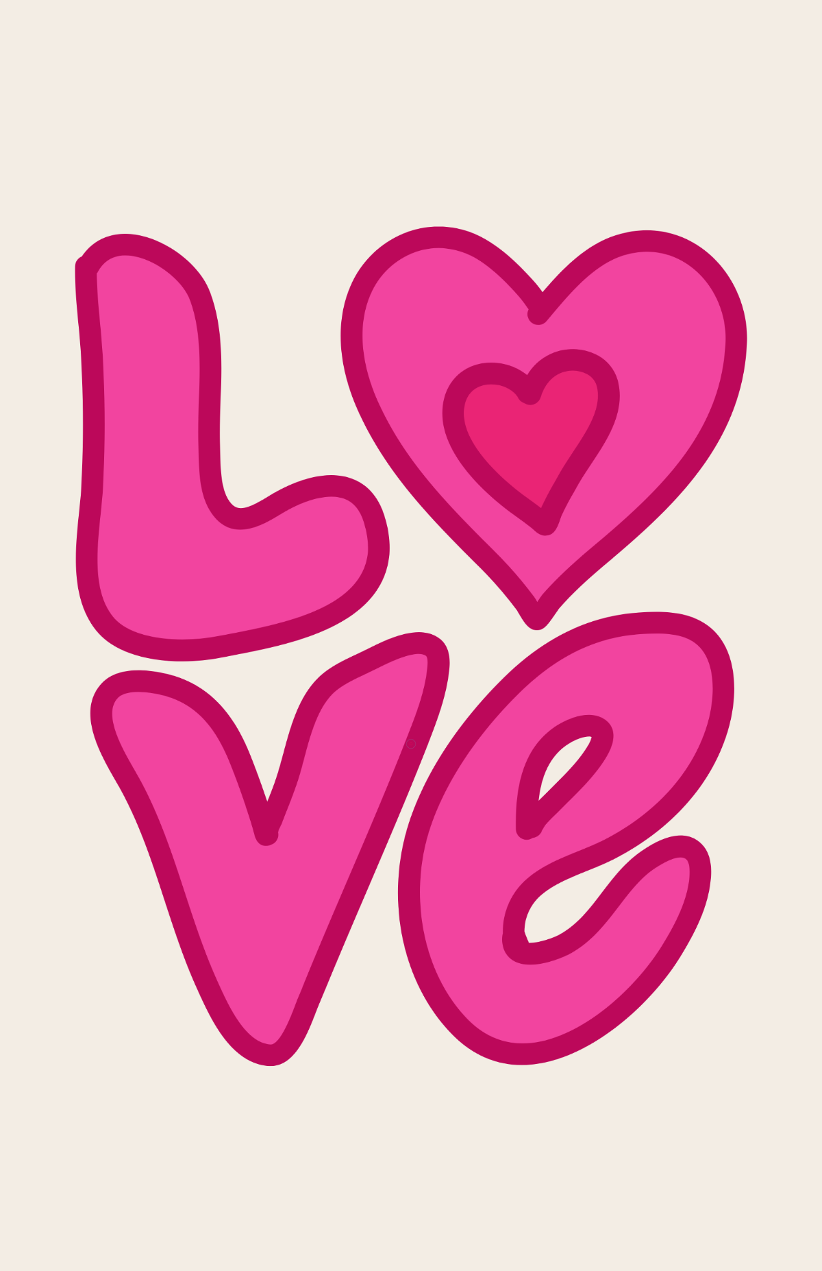 Free Love Decor Poster Printable Template