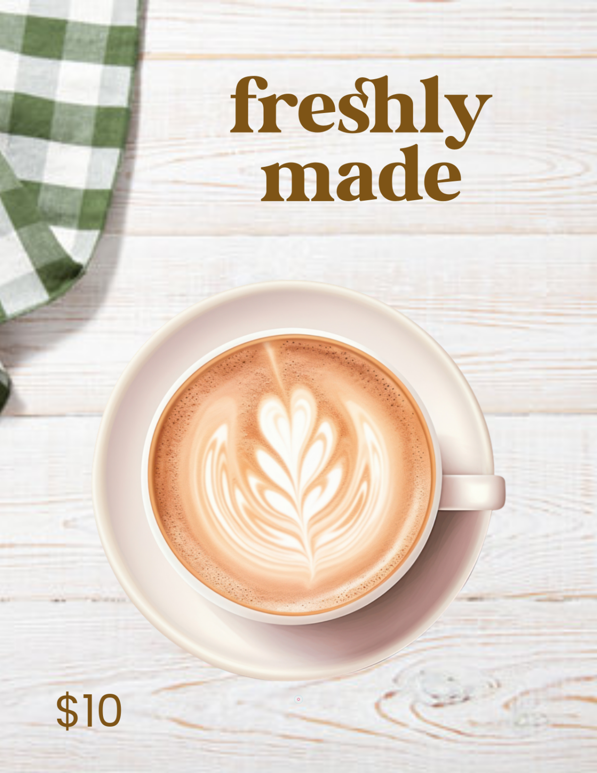 Free Coffee Flatlay Photo Template to Edit Online