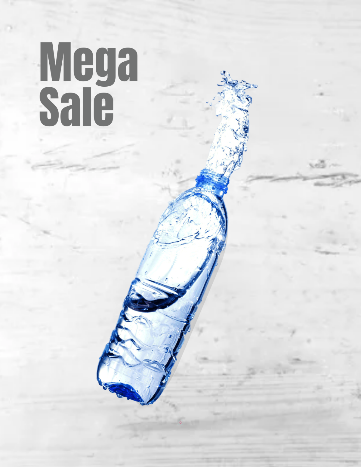 Free Drinking Bottle Flatlay Photo Template to Edit Online