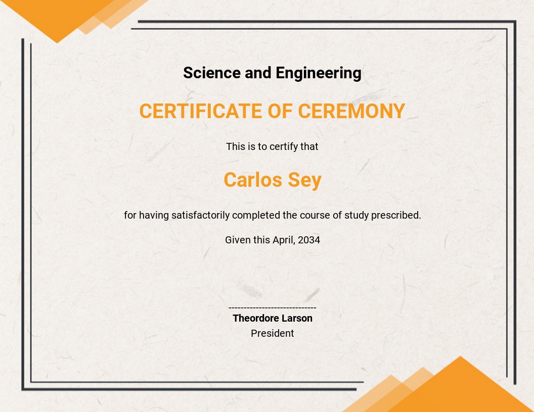 Free Certificate of Training Ceremony College Graduate Template.jpe