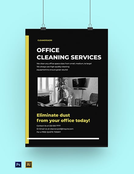Office Cleaning Services Poster