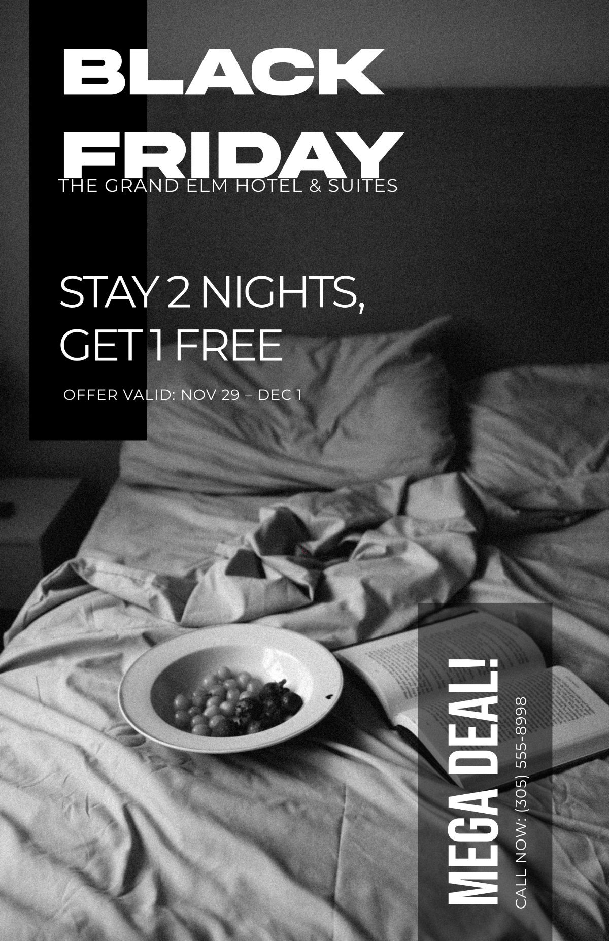 Free Black Friday Hotel Poster Template