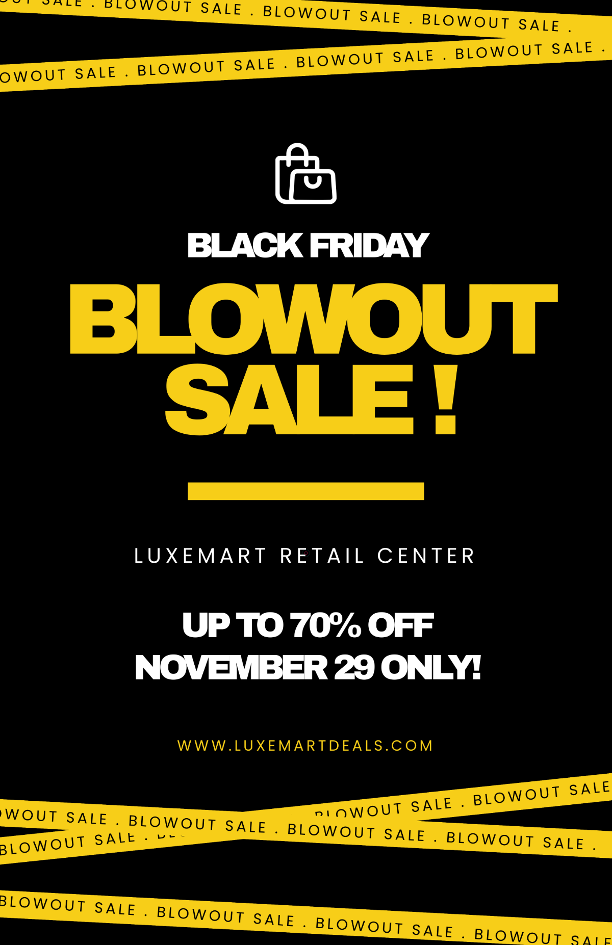 Free Black Friday Retail Poster Template