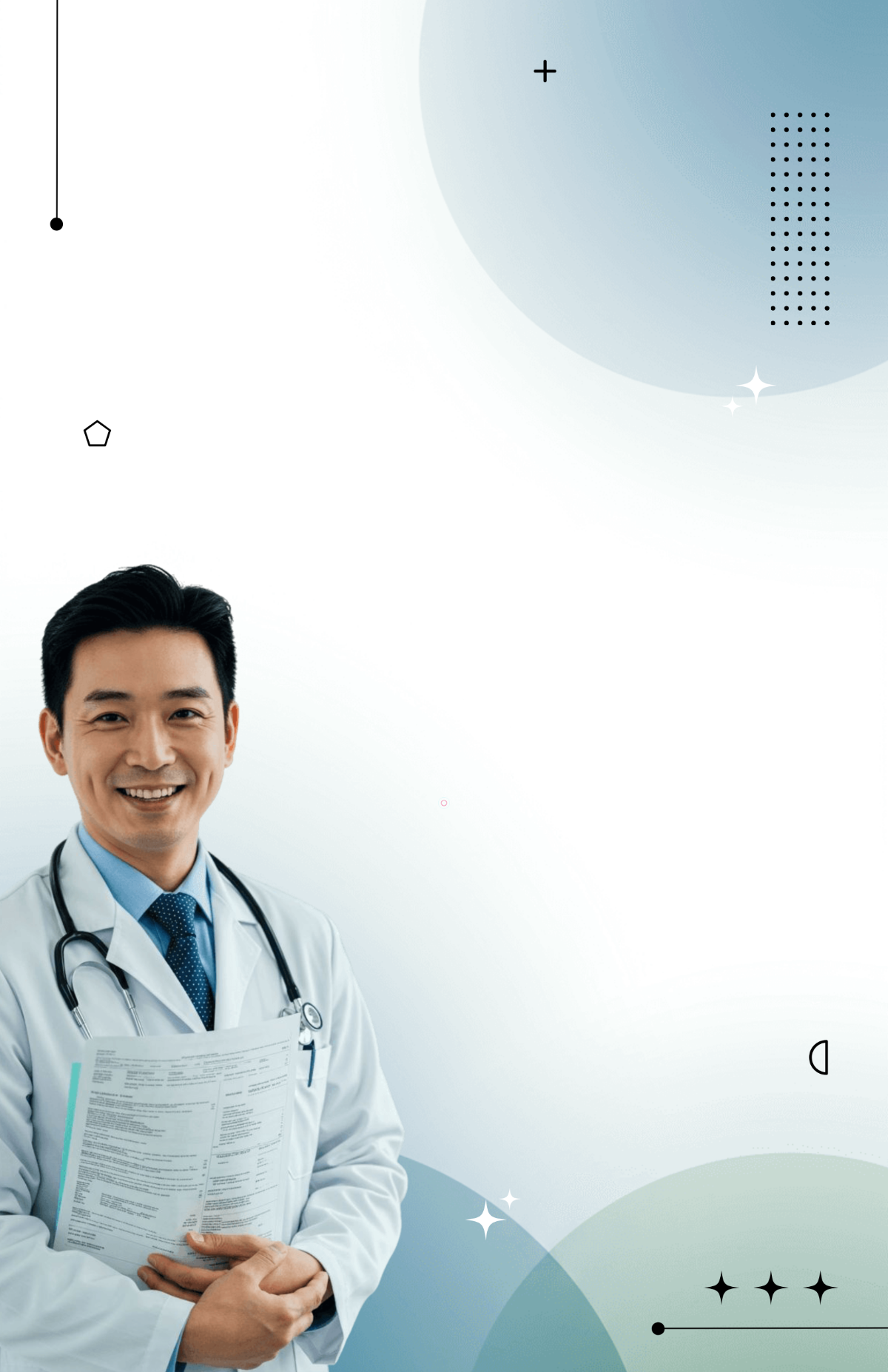 Free Elegant Background Clinic Poster Template to Edit Online