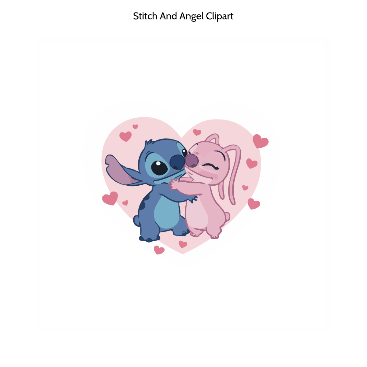Free Stitch and Angel Clipart to Edit Online