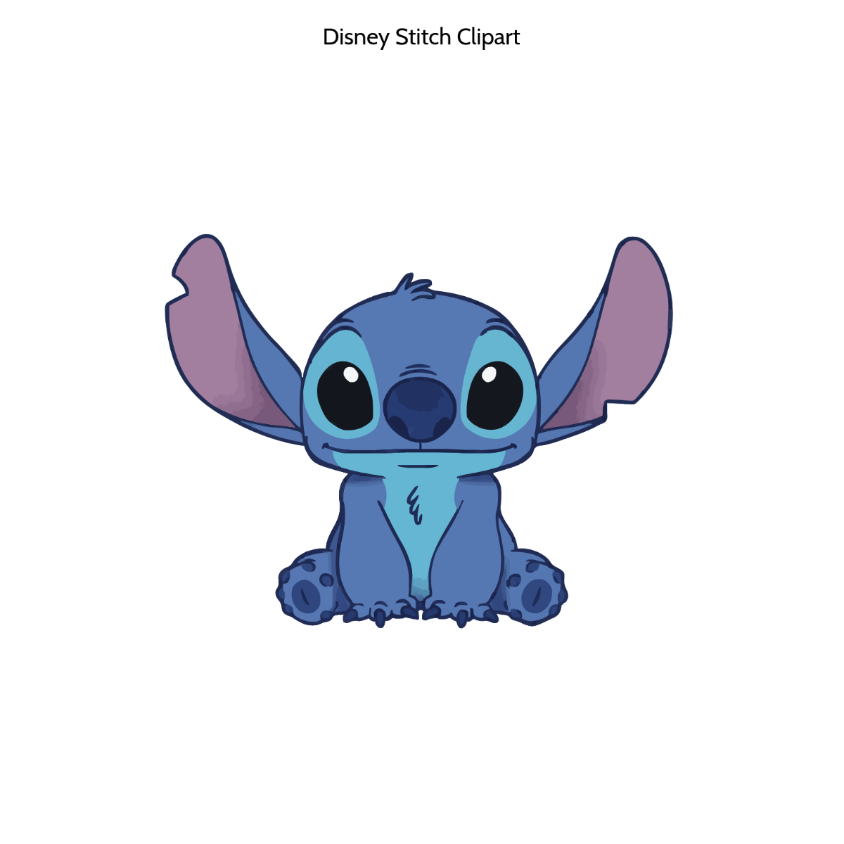 Free Disney Stitch Clipart to Edit Online