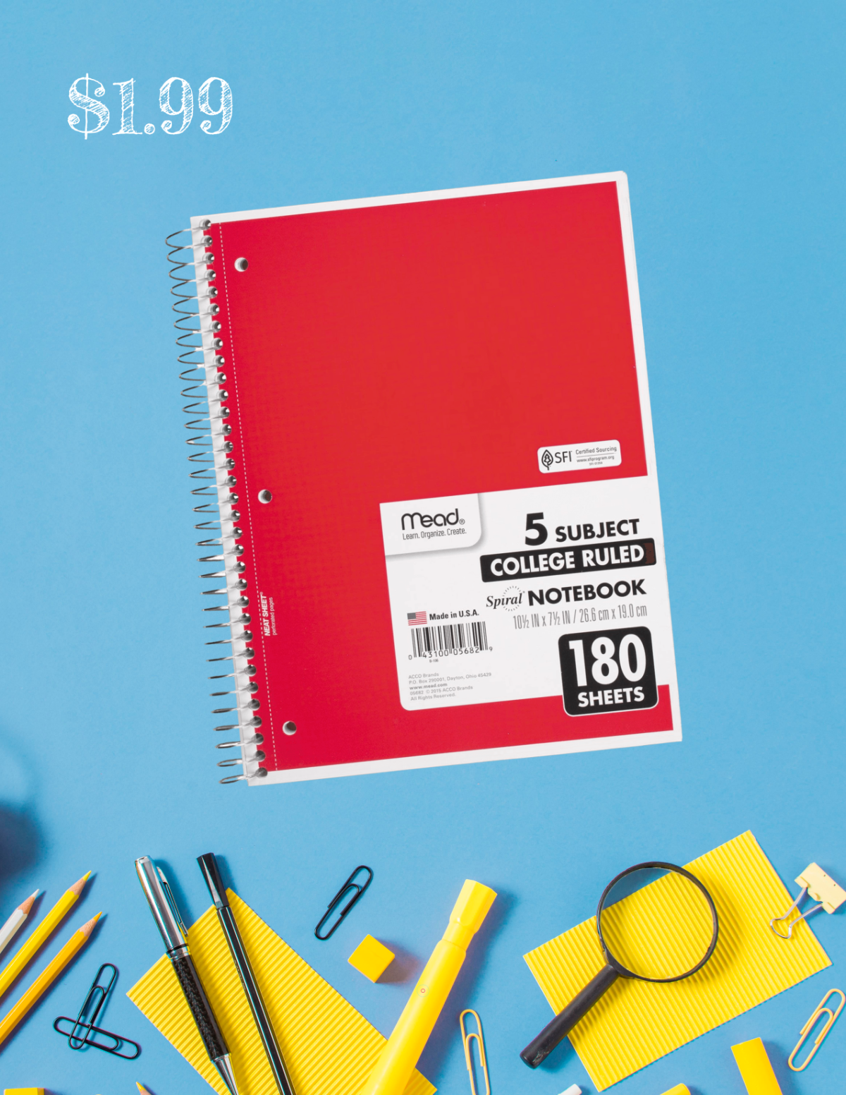 Free School Flatlay Photo Template to Edit Online