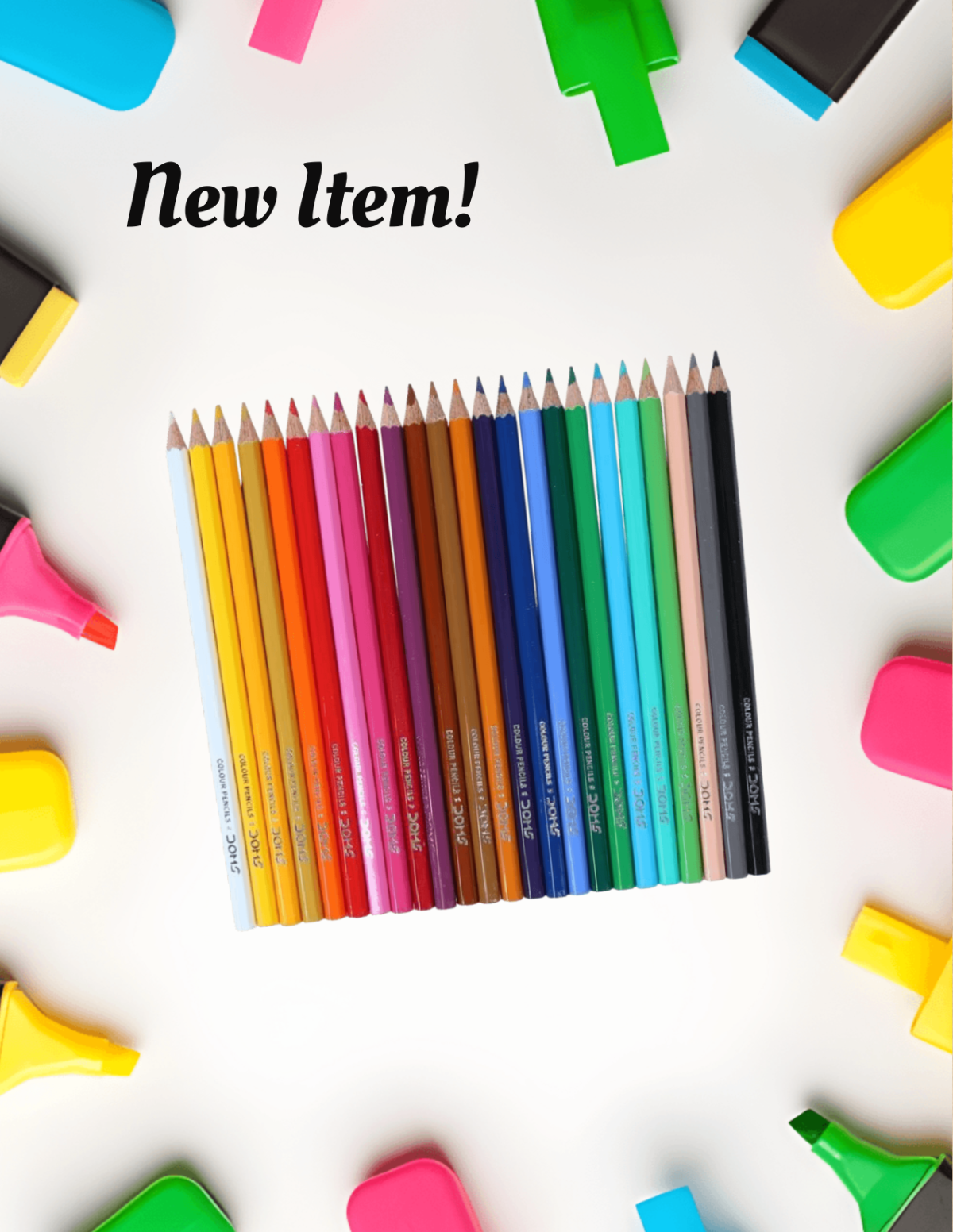 Free Colorful Stationery Flatlay Photo Template to Edit Online
