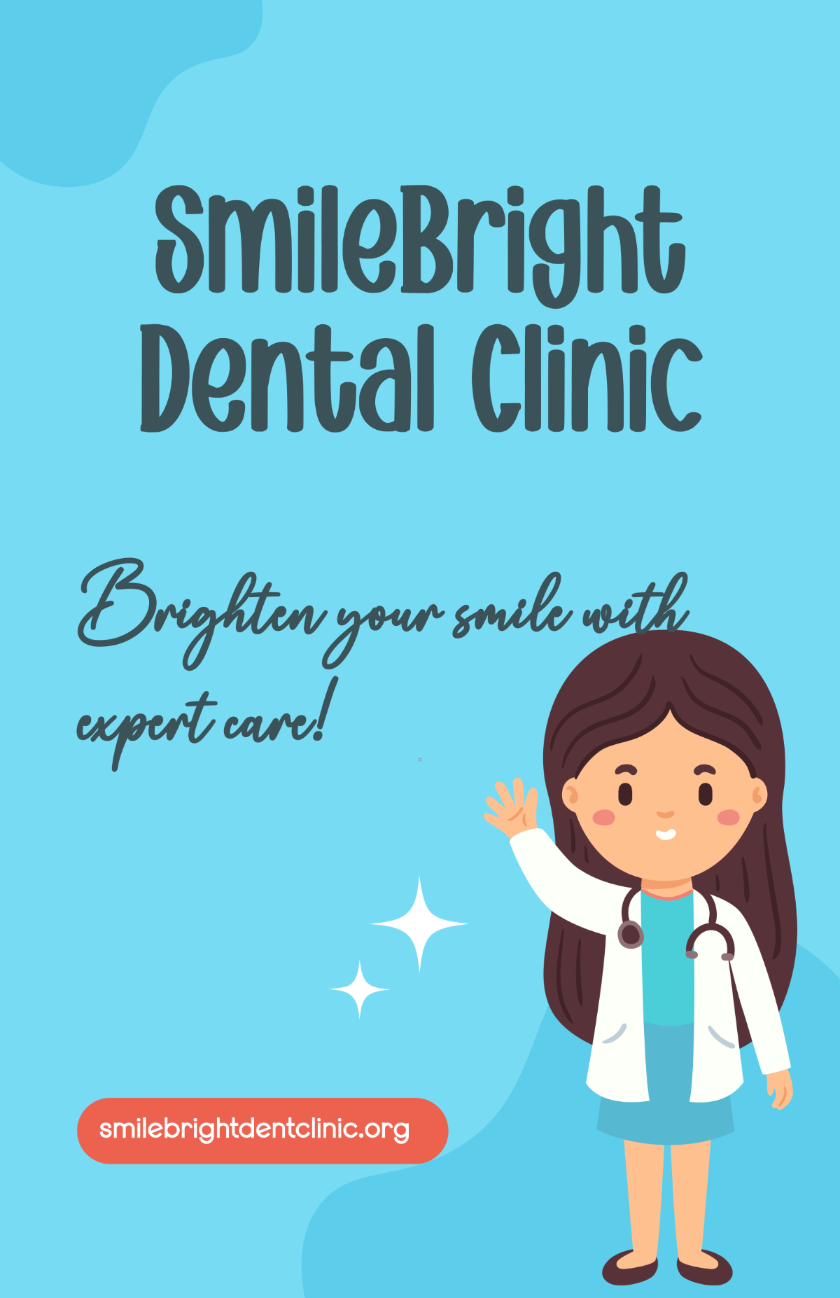 Free Clinic Poster for Dentist Template to Edit Online