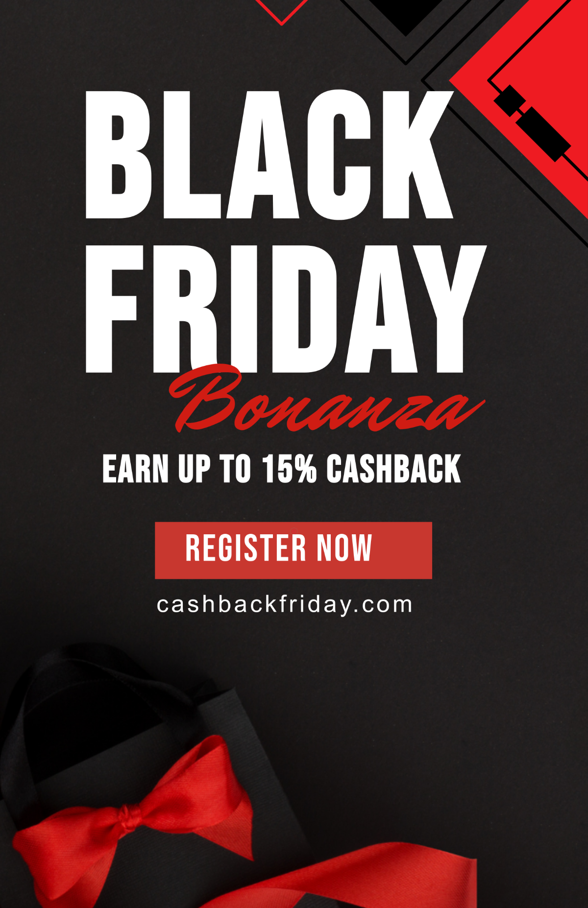 Free Black Friday Cashback Poster Template