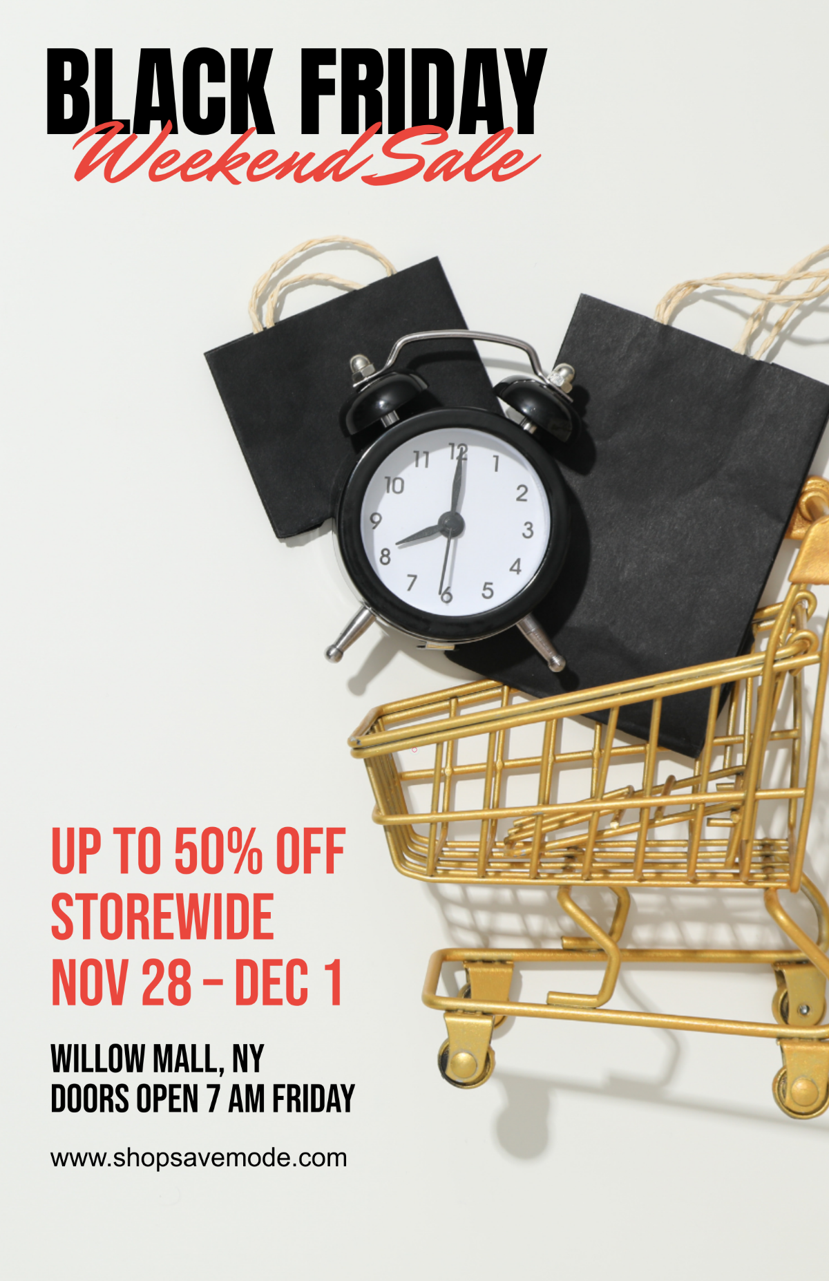 Free Black Friday Weekend Poster Template
