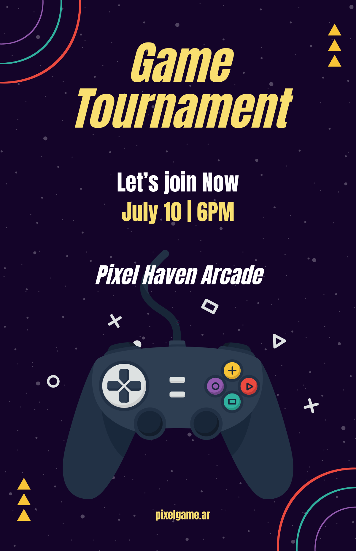 Free Gaming Poster Template to Edit Online