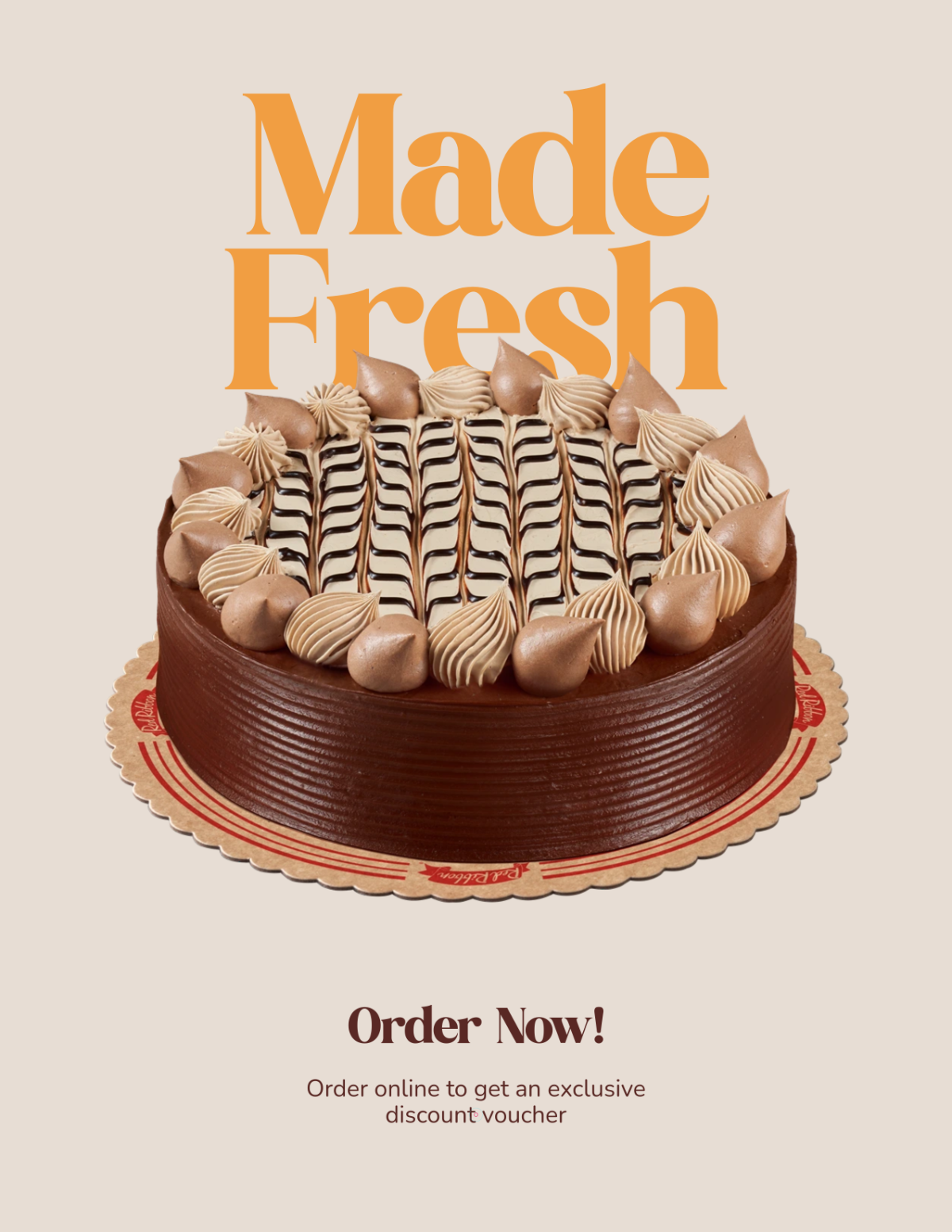 Free Cake Food Photo Template