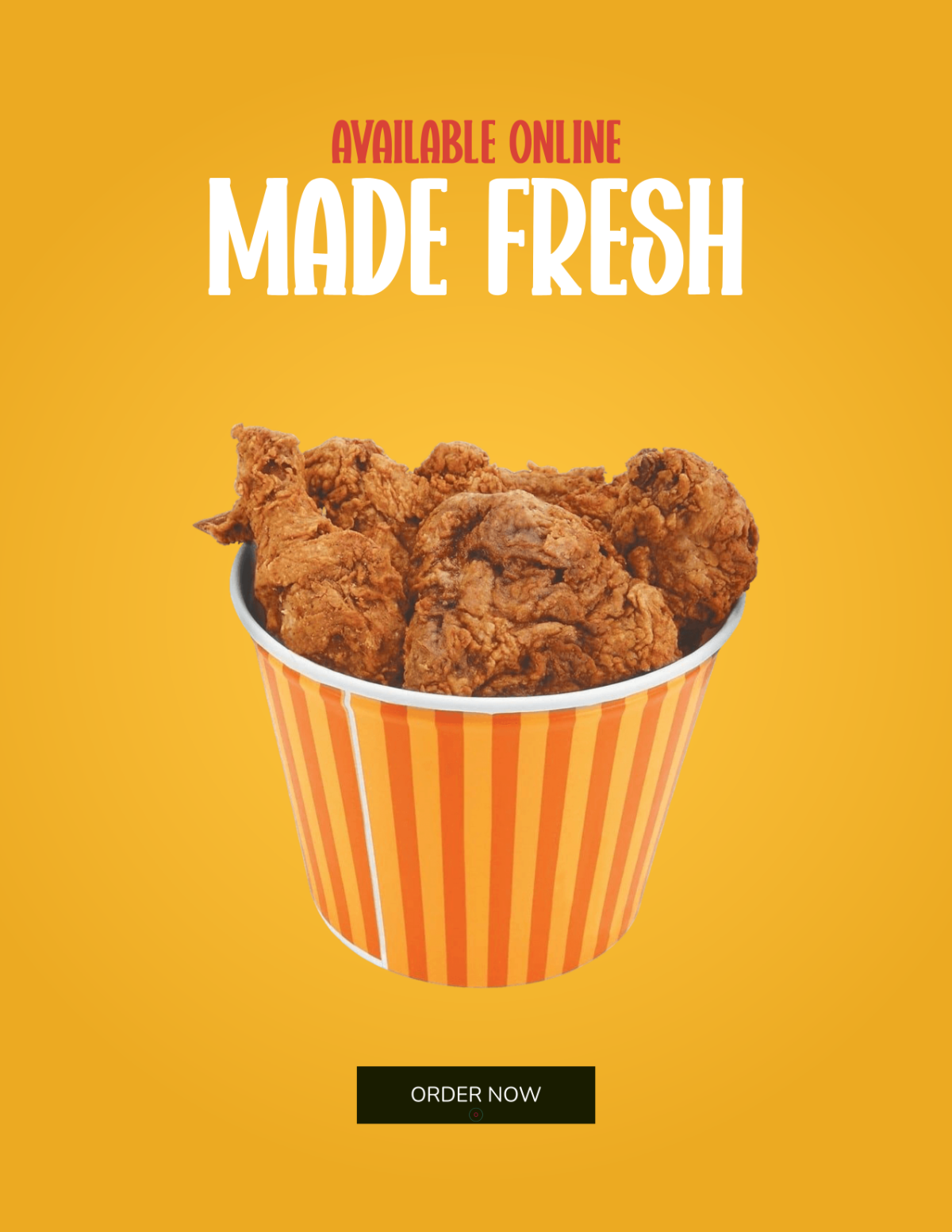 Yellow Design Food Photo Template to Download